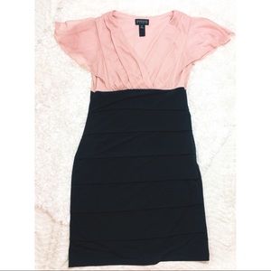 ENFOCUS Bandage Sheer Top Midi Dress 6